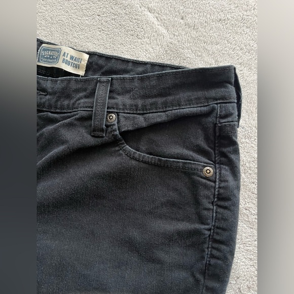 Black Signature Levi Strauss Women’s Jeans 16 Short - Picture 8 of 12